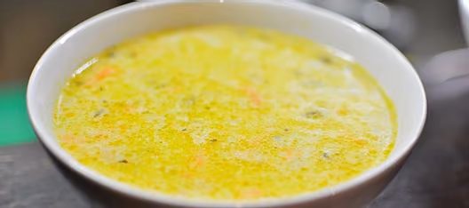 Bowl of creamy soup
